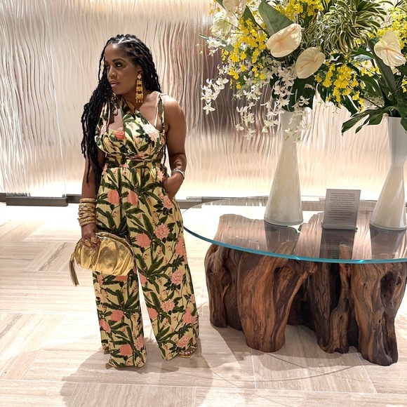 Target Pants - Multi Way Print Jumper sz L